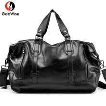 Уличные мужские дорожные сумки, багаж, водонепроницаемый чемодан, спортивная сумка, Большая вместительная сумка, повседневная вместительная сумка из искусственной кожи