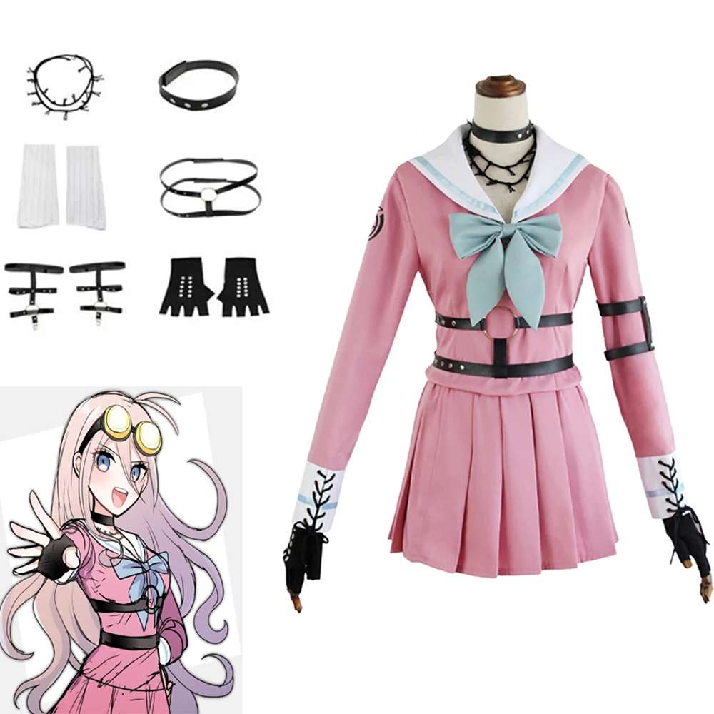 Danganronpa V3 убийства Harmony ирума Miu Кролик костюм женский для праздника Хэллоуин JK