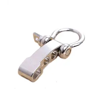 

Shackle Paracord Stainless Steel Buckle Bracelet for Bracelets Paracord Rope Survival Silver Camping Sporting Goods