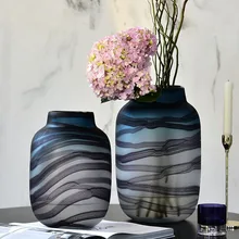 Современный светильник, роскошная прозрачная стеклянная ваза, товары мебели для демонстрации, а не для использования в Северной Европе