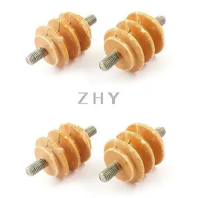 

4 Pcs 1.4" Height 5/16" Thread Dia 660V Busbar Enhanced Insulator Supporter