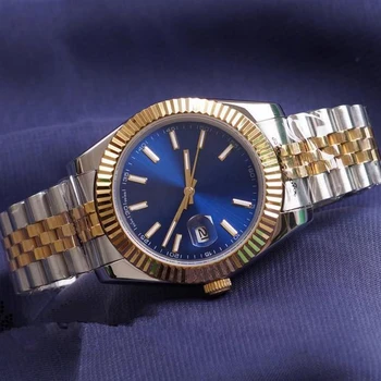 

luxury watch men AAA 40mm automatic mechanical No battery sweeping DateJUST stainless steel часы мужские 2813 rolexable 57