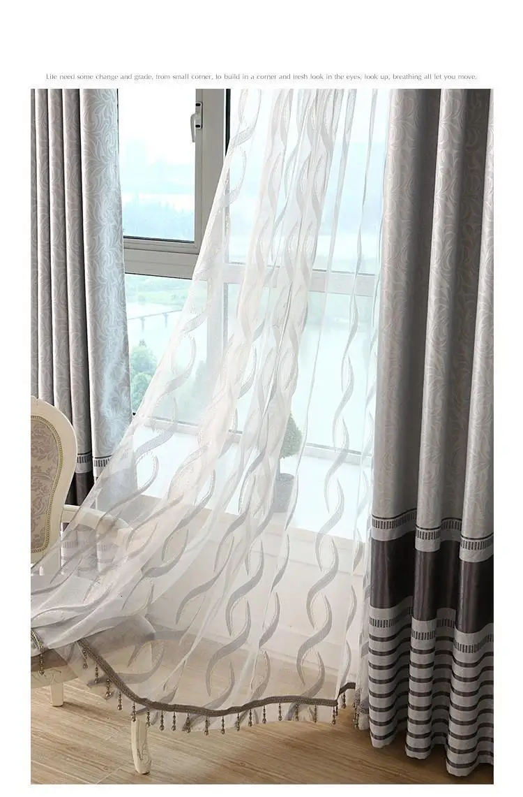 Rideau Европейский Zaslony Para кварто кухня Sheer Visillos De Rideaux Pour Le салон Роскошные Cortinas для гостиная шторы
