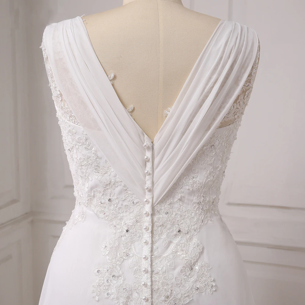 Jiayigong-Plus-Size-Wedding-Dress-White-Ivory-Cap-Sleeve-Applique-Beaded-Sequin-Chiffon-Beach-Bridal-Gowns (5)