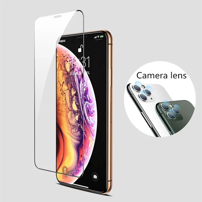 Voll Gehärtetem glas für iphone 6 7 8 plus Schutz Glas Für iphone 11 Pro X XS Max XR Screen Protect