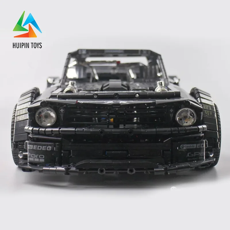 Новые MOC-22970 строительные блоки Forde Mustango Hoonicorn RTR V2 Nissann GT-R улучшенная модель детских игрушек