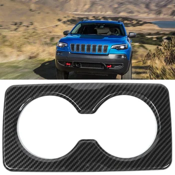 

Cup Holder Decoration Frame Cover for Jeep Cherokee 2014-19 Drink Holder Cover