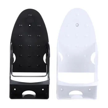 

Home Wall Mounted Electric Iron Storage Rack Laundry Holder with Hooks Iron Stand Shelf Storage Organizer