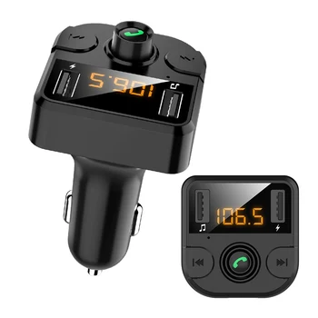 

Wireless FM Transmitter Bluetooth MP3 Music Player Bluetooth 5.0 Handsfree Calling Dual USB Car Smart Phone Charger Car Supplis