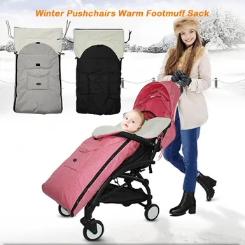 

0-6 Months Baby Universal Stroller Footmuff Winter Windproof Warm Thick Pushchair Pram Bunting Bag Sleeping Bag Foot Cover