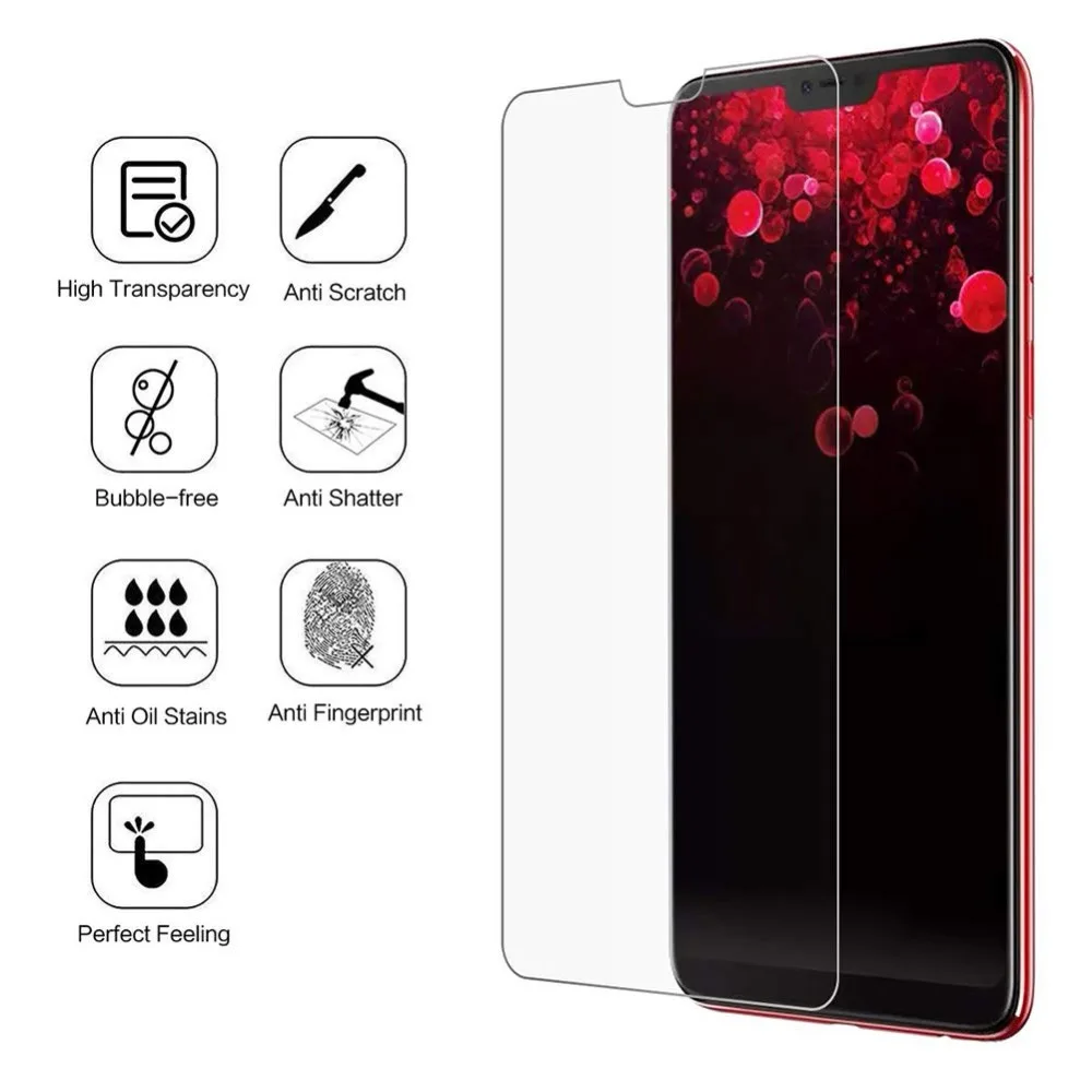 Защитный чехол из закаленного стекла для OPPO F7 A3 Защита экрана защита от
