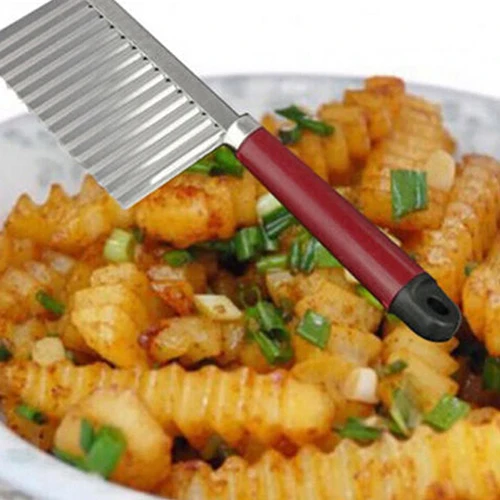 Нож из нержавеющей стали для резки картофельных чипсов и овощей