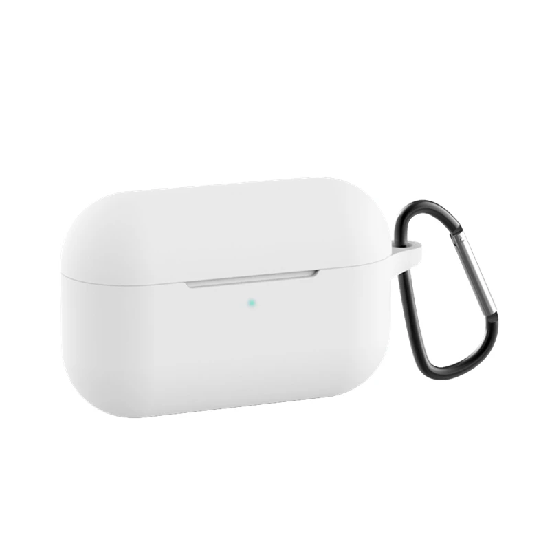 Силиконовый чехол для AirPods Pro Чехол против падения водонепроницаемый защитный чехол для AirPods Pro коробка для наушников для Air Pods с брелоком - Цвет: 04