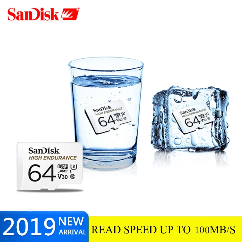 Новый продукт SanDisk выносливость micro SD карта 32 Гб 64 Micro памяти 128 класс 10 U3 V30 SDHC/SDXC