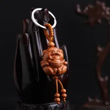 Лидер продаж Новое поступление слиток в форме свиная кожа персик деревянный брелок стерео кулон-брелок для автомобиля обеспечиваются смешанные партии LTK50