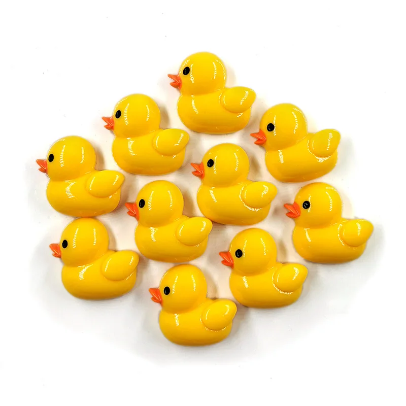10pcs yellow ducks