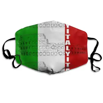 

NiYoung Ideal Gift - Women Men Boys Girls Dustproof Italy Italian Flag Roman Colosseum Half Face Mouth Mask Breathable Mouth