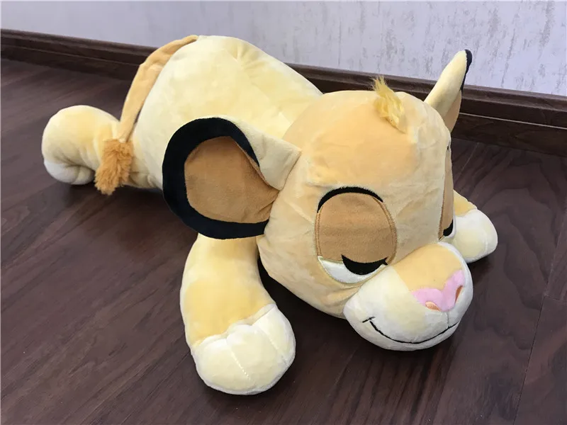 Король Лев Cuddleez лежа спящий Детеныши Симба плюшевые игрушки большие мягкие животные милые мягкие подушки 57 см мальчики дети игрушки для детей