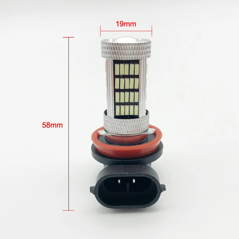 12V24V H8 H9 H11 Светодиодный противотуманный фонарь для автомобиля супер яркий 5630 SMD 92-светодиодный чипы авто корпус для противотуманной фары лампа для автомобиля лампочки белый/голубой лед