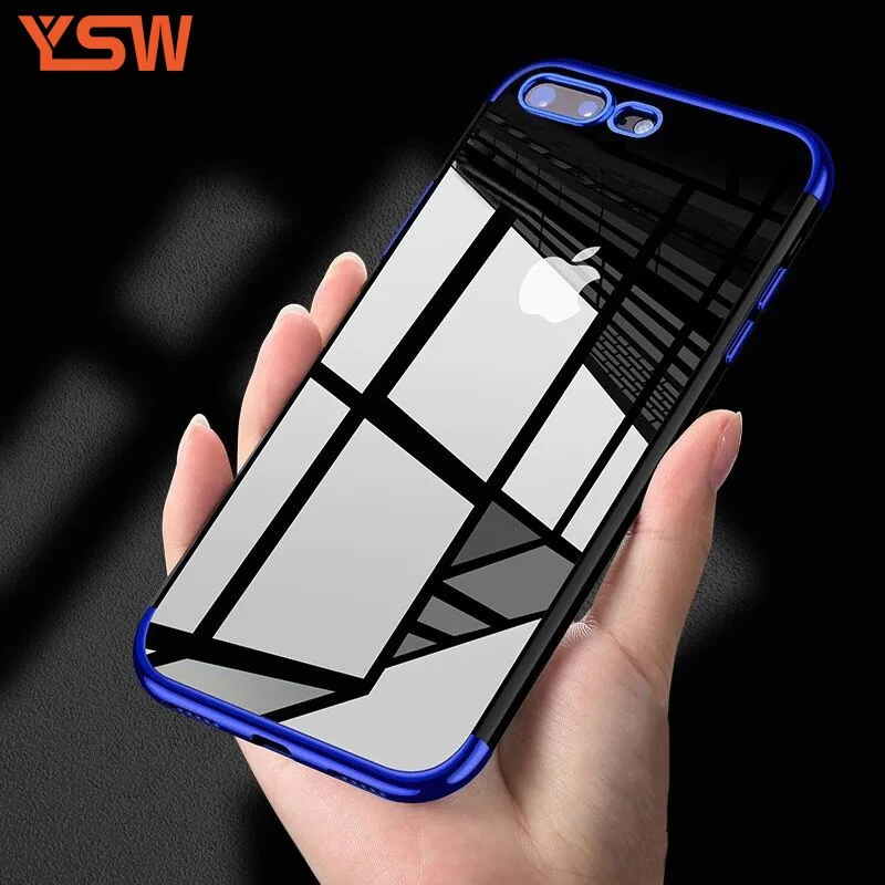 NEW Soft TPU Case For Huawei Y6 2018 Nova 2 3i Plus 3 Honor 8X Note 10 Mate 20 lite Anti-scratch Plating Protective Bumper Cover | Мобильные