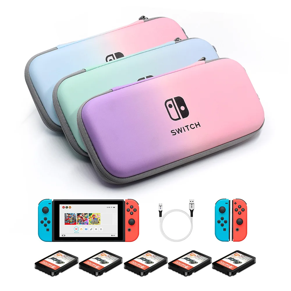 Przenośna pamięć masowa torba do noszenia na Nintendo Switch twarda osłona EVA Box Case z gniazdami na karty do przełączania konsoli do gier i akcesoriów 2 Przenośna pamięć masowa torba do noszenia na Nintendo Switch twarda osłona EVA Box Case z gniazdami na karty do przełączania konsoli do gier i akcesoriów 2
