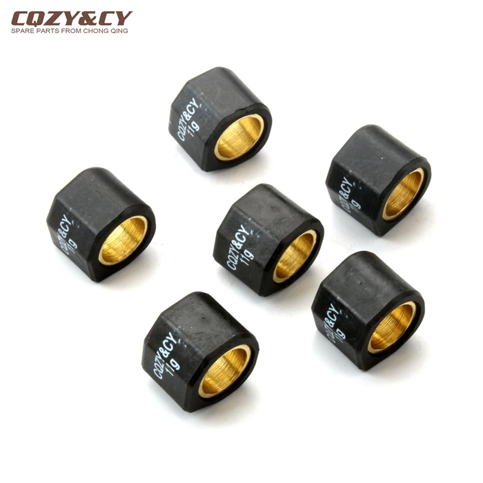 Enhanced Racing Roller Set - 6 Piece Adjustable Weight Set (20x17mm)
