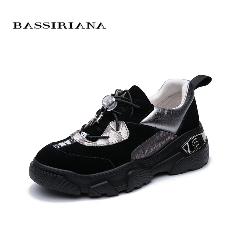 BASSIRIANA / 2019 весной и осенью новые женские туфли кожаные тренды женская