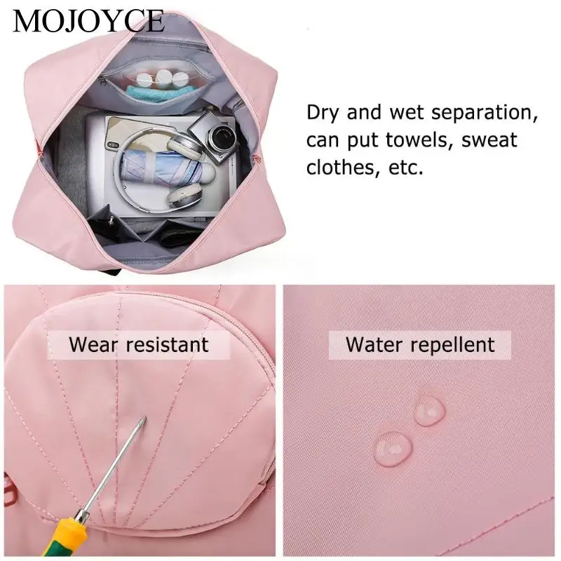 Unisex Multi-function Handbags Wear-resistant Splash-proof Personality Large Capacity Shoulder Bag Fitness Gym Totes