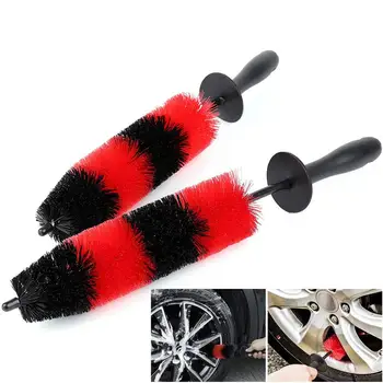 

Car Wheel Rim Brush Special Car Hair Brush Tire Detail Brush Soft Hair Cleaning Washing Tool Multipurpose Car Wheel Brush