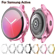 Screen Protector case for samsung galaxy watch active 2 Ultra-thin Soft silicone full Protection cover for Galaxy Active 40/44mm