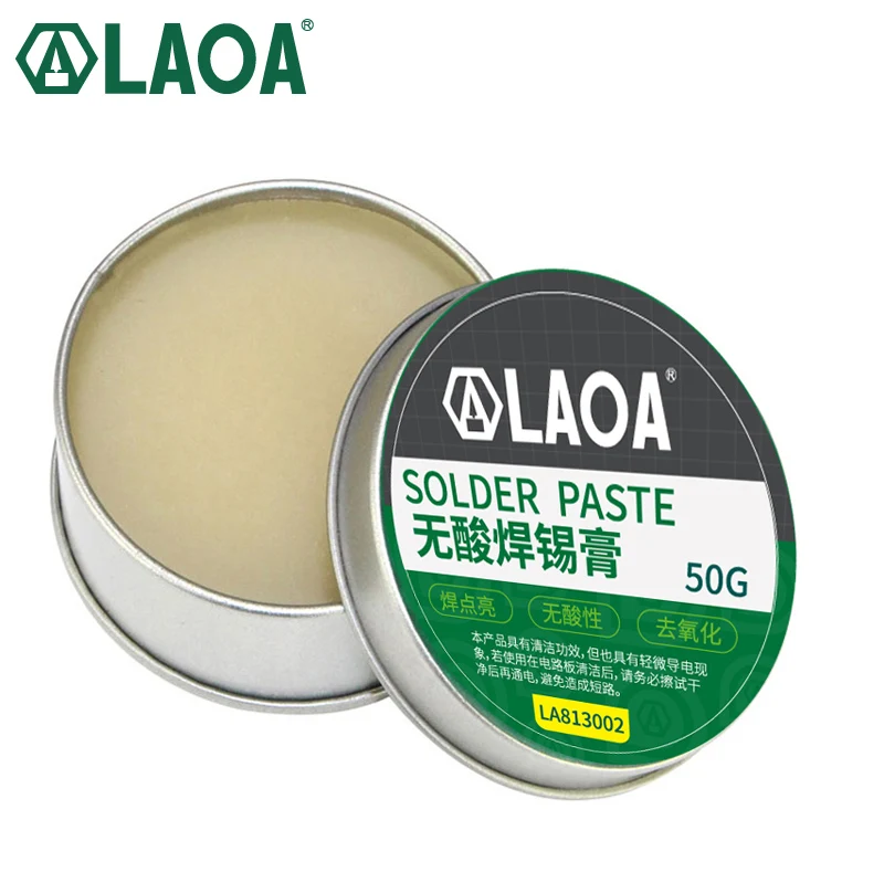 LAOA без кислоты SMD паяльная паста Флюс смазка SMT IC 10cc ремонтный инструмент припой PCB