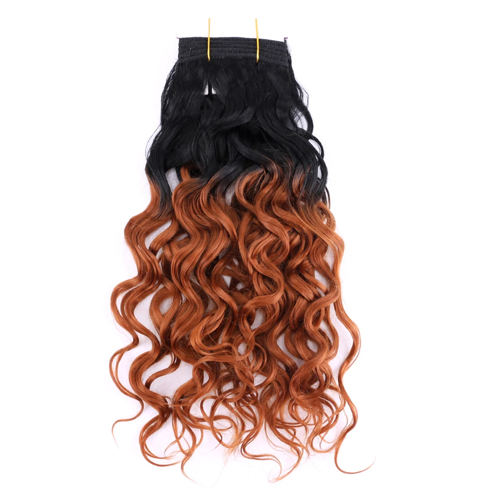 "-20" Р4/30 цвет двойные волнистые волосы для наращивания 100 г/шт. богемные пряди волос синтетические волосы для наращивания для женщин