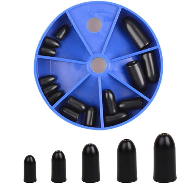 15Pcs/Box black Pure Tungsten sinker casting worm bullet sinkers Fishing  weights for Texas rigs Bass fishing tackle - AliExpress