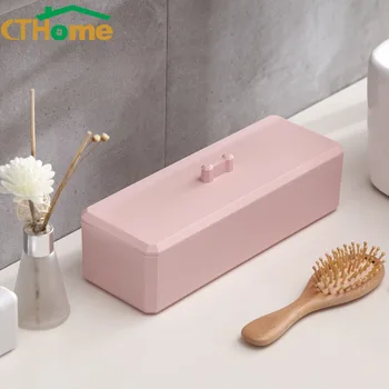 

1 Pc Cosmetics Storage Box Sundries Finishing Dust-proof Three Boxes Make Up Drawer Organizer Plastic Container Office Kitchen