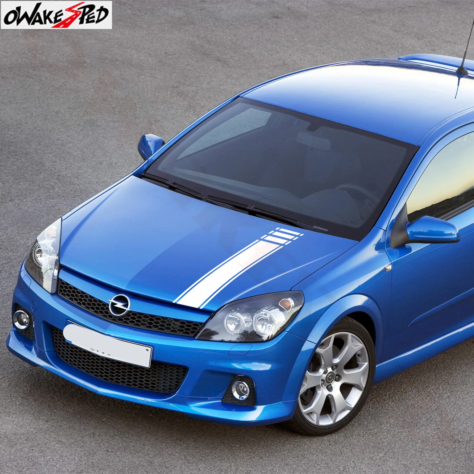 

1pcs Car Stripes Hood Cover Engine Bonnet Decor Sticker For Opel Astra H K J Auto Head Exterior Accessories Decals