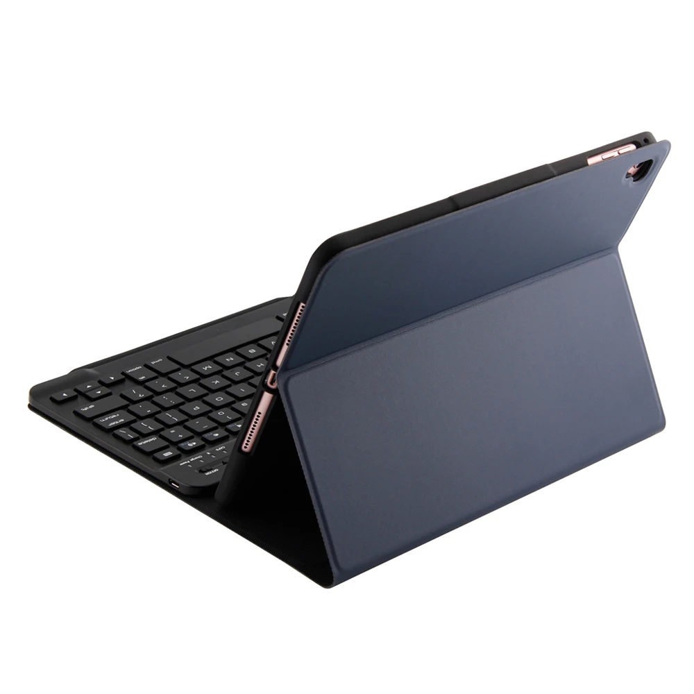 

For iPad Air 1 2 iPad Pro iPad 9.7Inch 2017 2018 Tablet Bluetooth Keyboard with Fine Sheep Pattern Leather Case Version(Russian)
