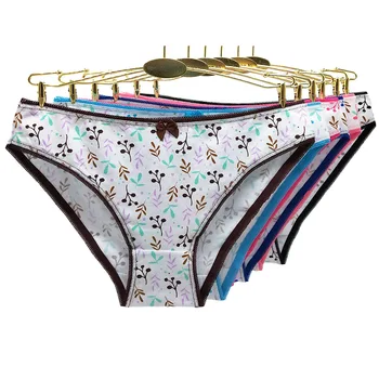 

Alyowangyina 60 Pcs/lot Wholesale Women fashion Cotton Panties Female Underwear Lady panties Girl Briefs