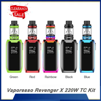 

CLEARANCE!!!Vape kit 220W Vaporesso Revenger X TC Kit with 5ml NRG Tank & OMNI Board 2.2 Chip & GT Cores Without 18650 Battery