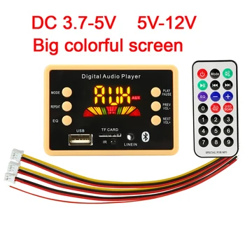 

5V 12v Car Digital Audio Player Decoder Decoding Board USB MP3 Player Bluetooth 5.0 MP3 Module WMA WAV TF Card Slot / USB / FM