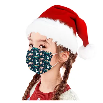 

50PCS Children Mask Disposable Face Mask 3 Layers Ply Filter masks Kids Outdoor Breathable Protection Printing Face mascarillas