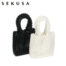 SEKUSA/ дизайн, женские сумки-клатчи, украшенные бисером, свадебные вечерние сумки ручной работы, вечерние сумки, маленькие клатчи на день, сумочка-держатель