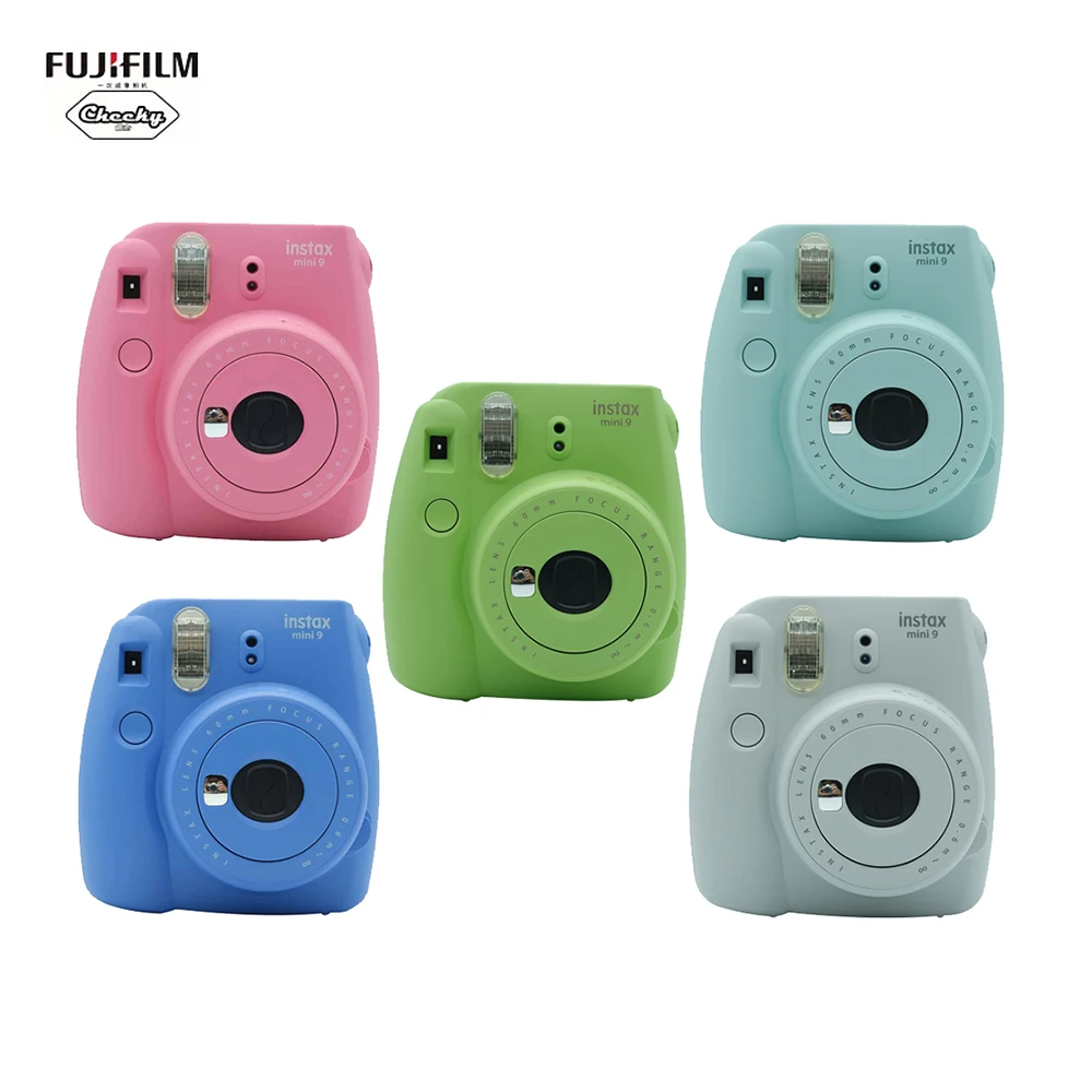 

Fujifilm INSTAX Mini 9 Instant Camera Film Gift Bundle New 5 Colors Christmas New Year Gift Instant Camera Photo Camera