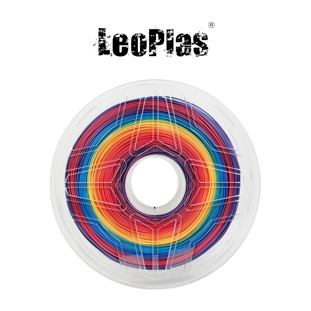 Продажа Распродажа в США Испания склад 1,75 мм 1 кг многоцветный Радужный PLA нити 3d принтер ручка материал материалы для печати