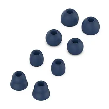 

8Pcs Anti-slip Mini Soft Silicone Replacement Eartips Earbuds In-Ear Bluetooth Earphone Plug Tips for Powerbeats Pro/3