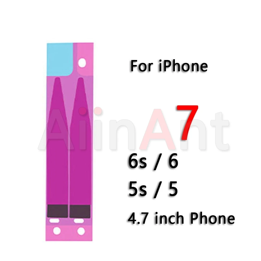 4.7 inch 2 шт. для iPhone 6 6s 7 8 Plus X Xs Max XR 5s 5c клейкая лента-наклейка клейкие полоски Запасная часть - Цвет: 4.7 inch