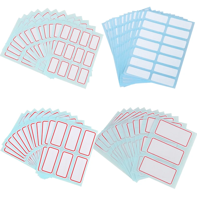 12Pcs/Package Sticker White Label Write Blank Sticker Label for Refillable Bottles Spray Bottle Travel Bottle