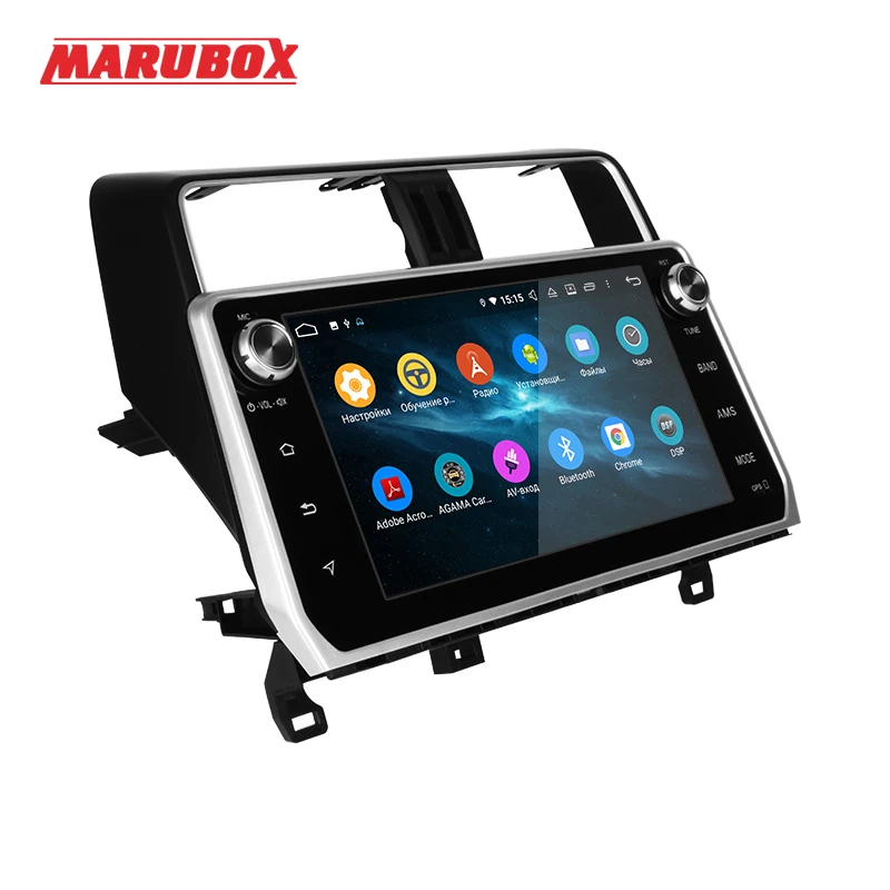Marubox KD1007 Автомобильный мультимедийный плеер для Toyota Land Cruiser Prado,64 GB Автомобильный dvd-плеер с DSP, gps навигацией, Bluetooth