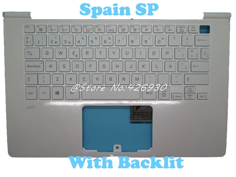 White C White SP Верхняя крышка Упор для рук чехол для задней части корпуса для LG 14Z970 14Z970-E 14Z970-GA5HK 14Z970-G.AA52C MBN645862XX ABQ75767902 MBN645863 MBN645863 - Цвет: White C White SP