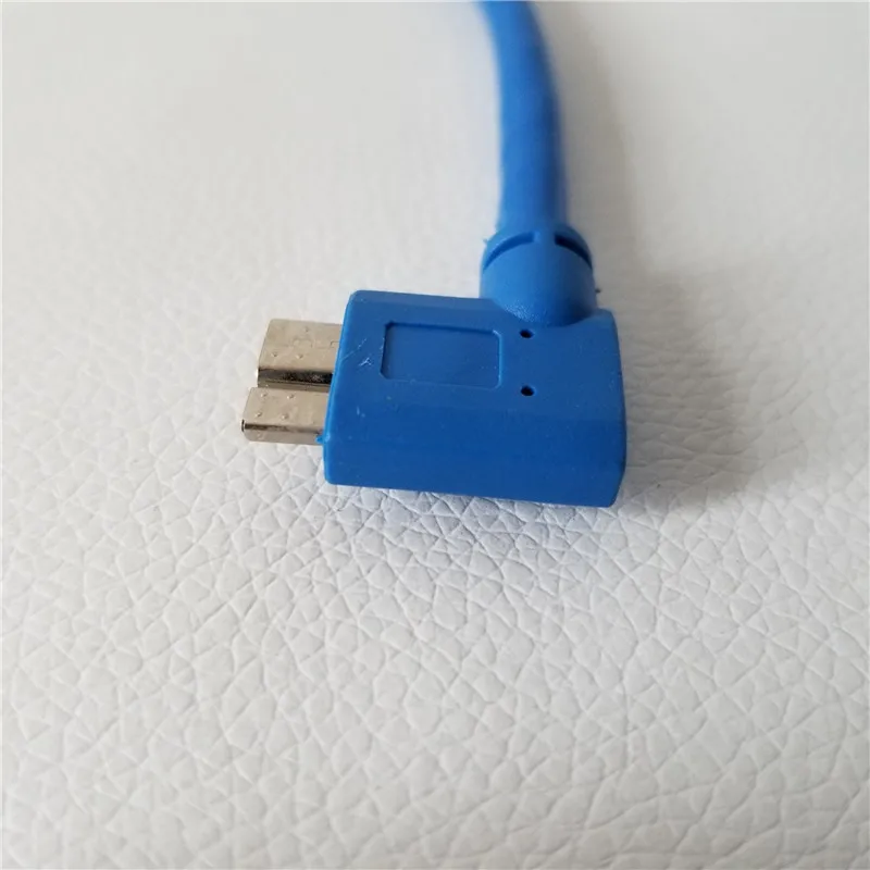 90 градусов левый угол Micro USB3.0 B штекер к порту принтера USB 3 0 разъем адаптера M/F