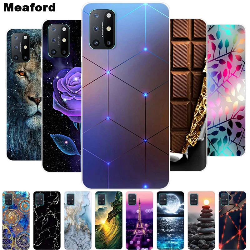 Per OnePlus 8T Custodia antiurto morbida in silicone TPU Cover posteriore per One Plus 8T OnePlus8T Custodie per OnePlus 8 T Simpatico cartone animato  202192403
